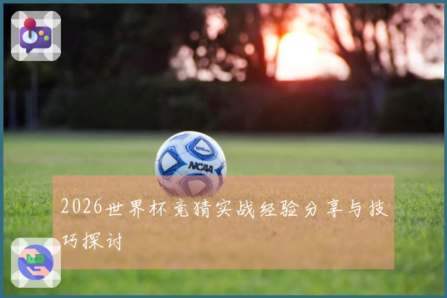2026世界杯竞猜实战经验分享与技巧探讨